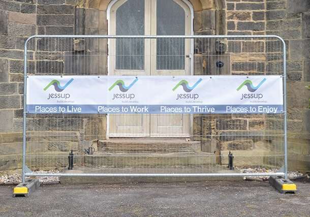 Heras Fence Banners Airmesh