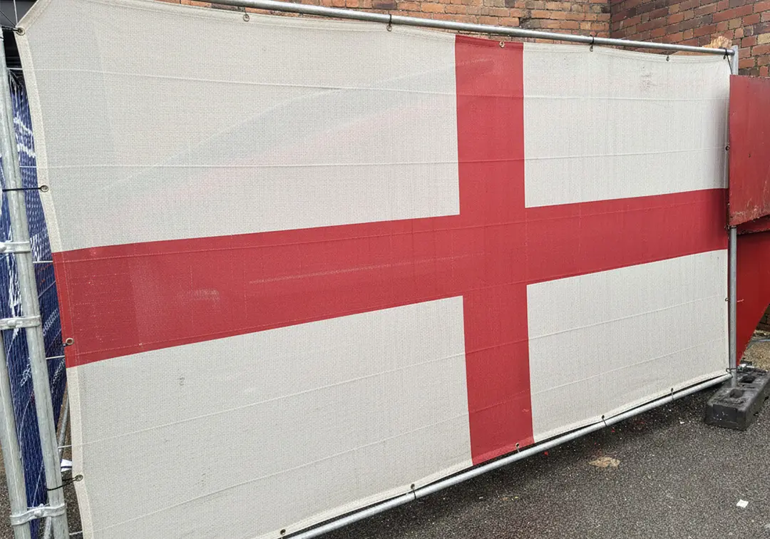 world cup heras fence covers england